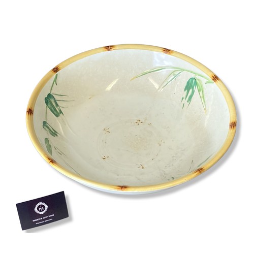 140 - 19th-century Christopher Dresser Minton Aesthetic 'Bamboo' pattern washbowl.
13 x 39cm