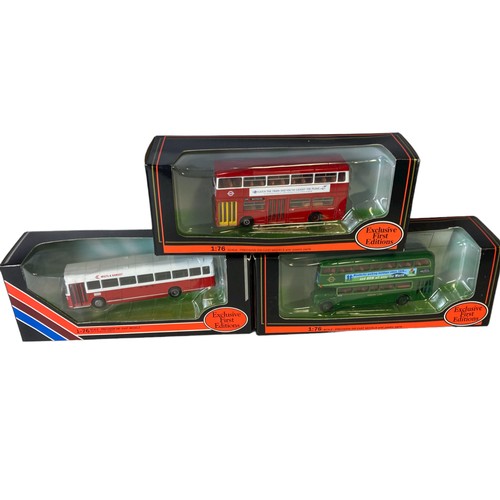 5 - Six Diecast model buses including Britbus and Gilbow EFE.