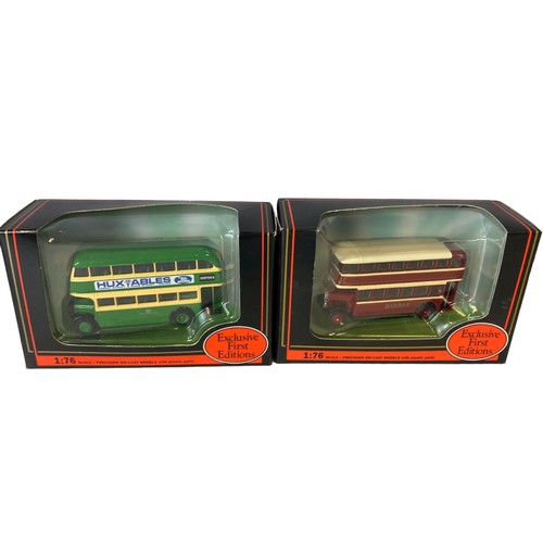 5 - Six Diecast model buses including Britbus and Gilbow EFE.