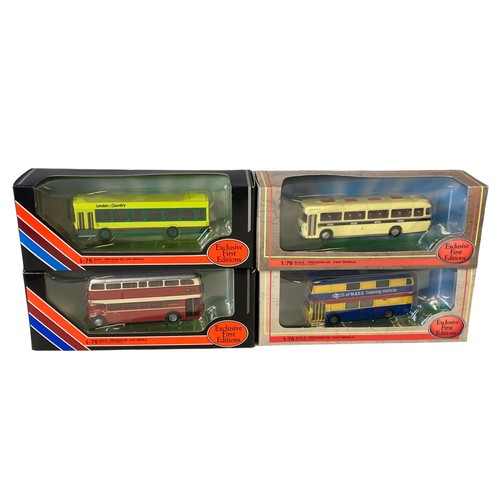 12 - Collection of boxed Diecast buses.