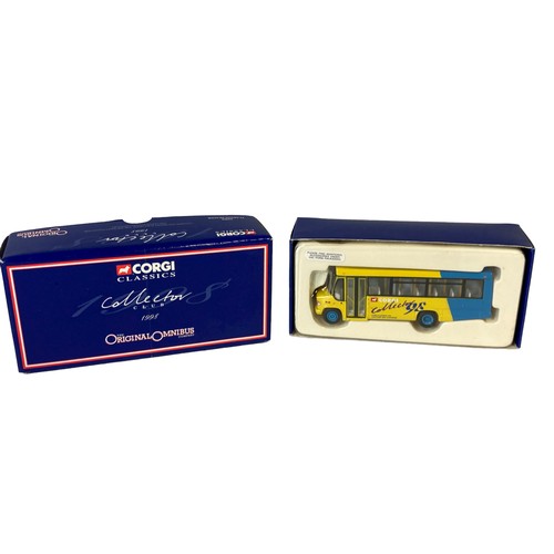 13 - Seven boxed Diecast model buses. Including Creative masters, Gilbow & Corgi.