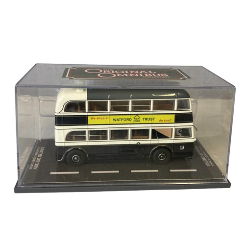 17 - Four Diecast model buses. Including Creative masters, Corgi and Britbus.