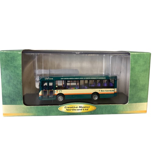 18 - Seven Boxed Diecast model buses. Includes Creative masters, Corgi & Gilbow.