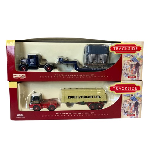 22 - Eight Diecast model Lorries. Including Corgi Trackside and Gilbow.