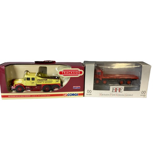 22 - Eight Diecast model Lorries. Including Corgi Trackside and Gilbow.