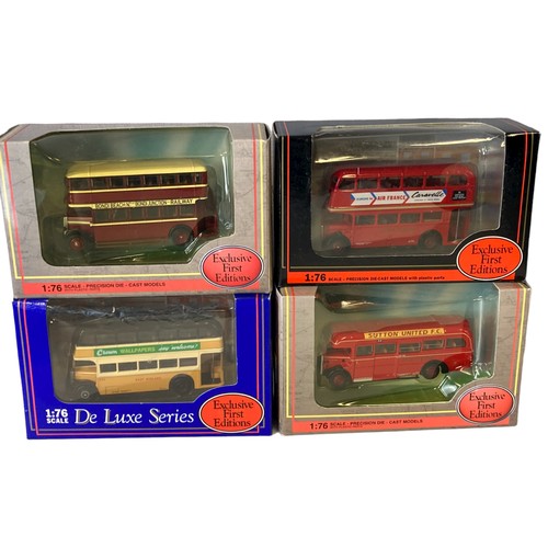 23 - A job lot of eight Diecast model buses. Including Creative masters, Gilbow and Corgi.