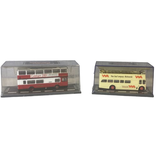 23 - A job lot of eight Diecast model buses. Including Creative masters, Gilbow and Corgi.