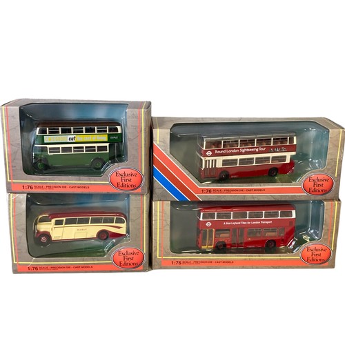 26 - Eight 1:76 scale Diecast model buses. Including Corgi,  Britbus and Gilbow EFE.