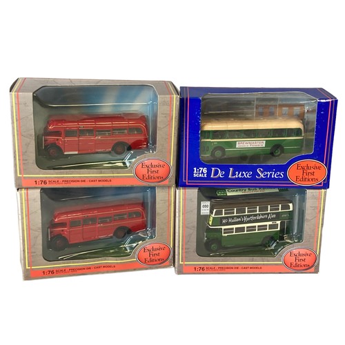 37 - Ten boxed Gilbow EFE Diecast model buses.