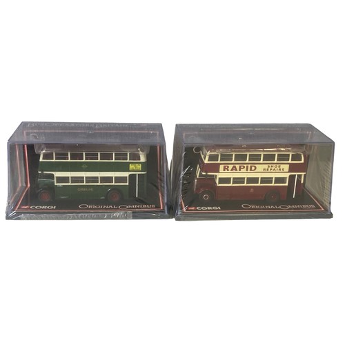 41 - Creative masters, Corgi & Gilbow model buses.