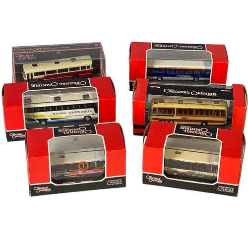 48 - Sic cased Corgi Diecast model buses.