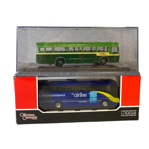 49 - A collection of Boxed Diecast model buses.