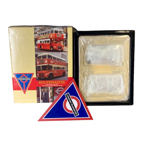 55 - creative Masters, Corgi , Gilbow & London Transport Diecast model buses.