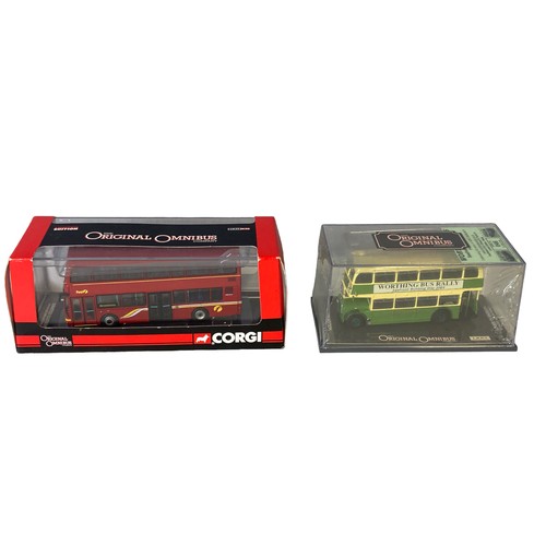 58 - Corgi, Britbus and Gilbow boxed model Diecast buses.