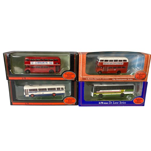 63 - A Collection of Diecast model buses including Gilbow, Britbus & Corgi.