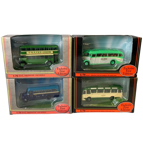 64 - A Collection of Diecast model buses.