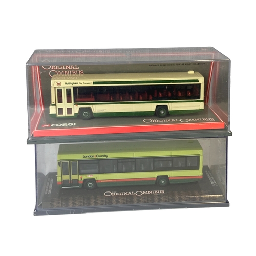 68 - 1:76 scale Diecast model Buses. Including Creative Masters, Corgi & Gilbow EFE.