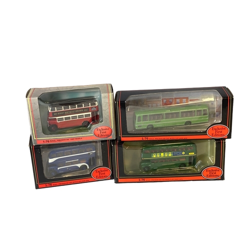 74 - 1:76 Scale Diecast model Buses.