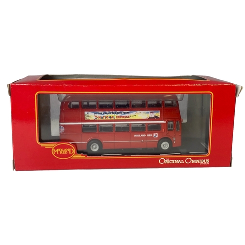 74 - 1:76 Scale Diecast model Buses.