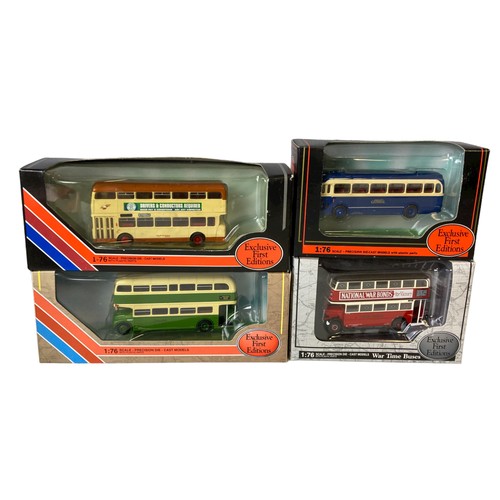 80 - A collection of mixed Diecast model buses.