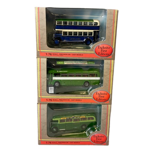 80 - A collection of mixed Diecast model buses.