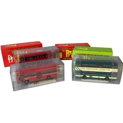 80 - A collection of mixed Diecast model buses.