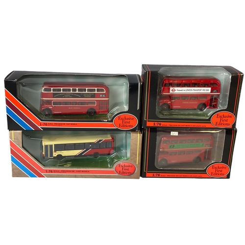 81 - Collection of Diecast model buses. Includes Creative masters, Corgi and Gilbow.