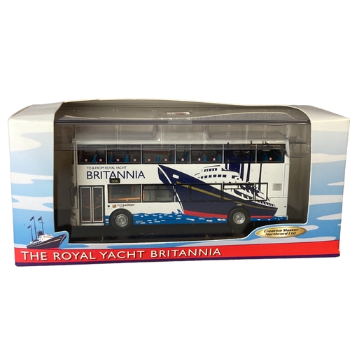 81 - Collection of Diecast model buses. Includes Creative masters, Corgi and Gilbow.