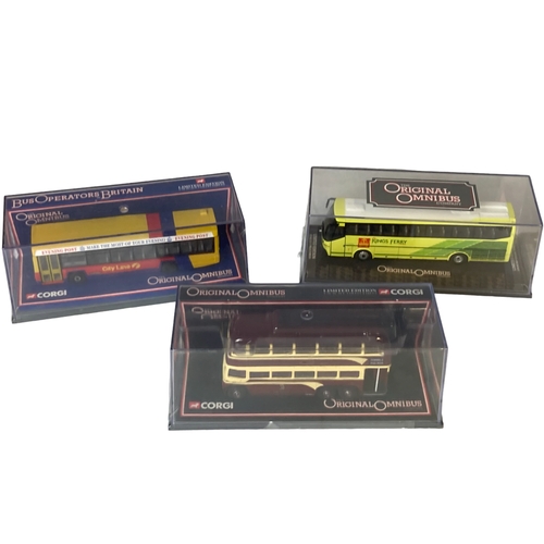 87 - A collection of 1:76 scale Diecast model Buses.