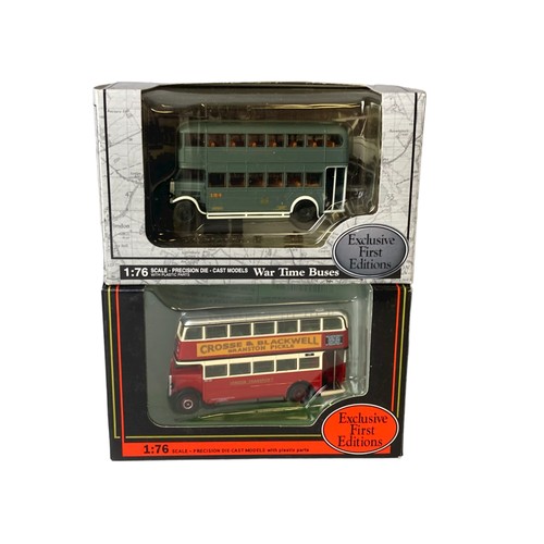 89 - A job lot of Diecast model buses. Includes Creative masters, Corgi and Gilbow