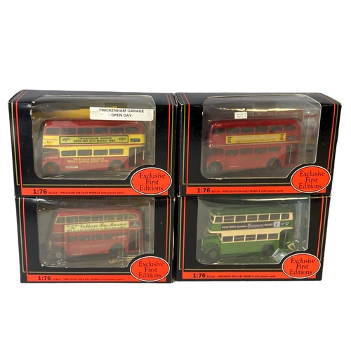 95 - Eight Diecast model buses, including Britbus, Corgi and Gilbow.