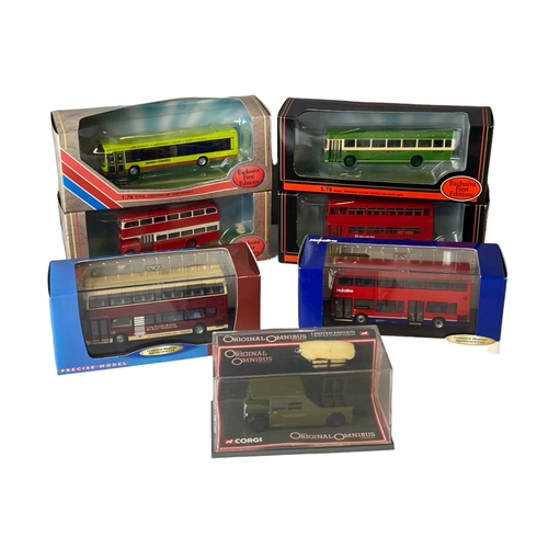 97 - Creative masters, Corgi & Gilbow Diecast model buses.