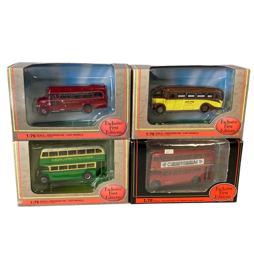 34 - A collection of Seven Diecast model buses.