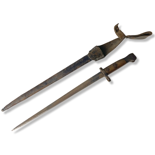 178 - A Dutch Hembrug M1895 Bayonet & Scabbard.