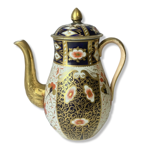 134 - A job lot of English & European porcelain. Including a large Davenport Imari chocolate pot, Lustre w... 