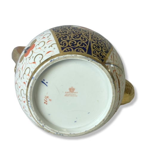 134 - A job lot of English & European porcelain. Including a large Davenport Imari chocolate pot, Lustre w... 