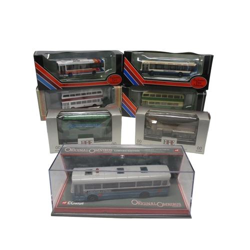 364 - Lot of seven Diecast model buses.