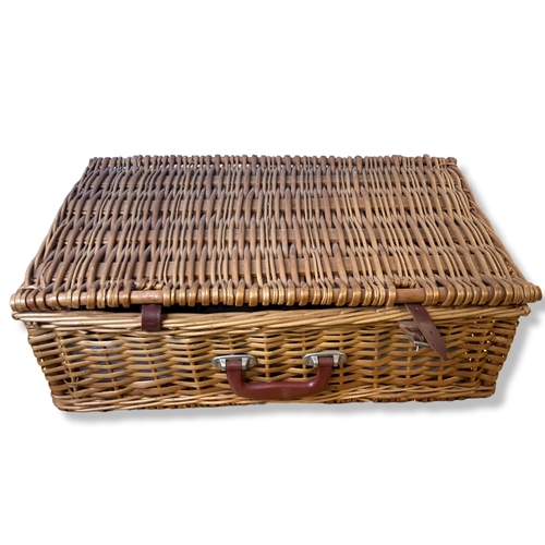 38 - A vintage basket Picnic hamper.