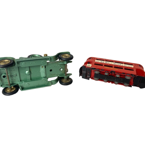 14 - A boxed Dinky No.501 Foden Diesel 8-wheel Wagon (1st type) together with playworn vehicles by Lesney... 