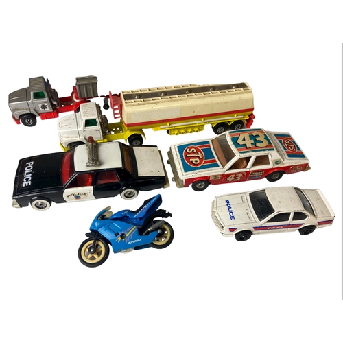 15 - A collection of boxed & playworn diecast cars. To include matchbox,Corgi & Days gone.