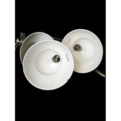 66 - Retro Style Brushed Metal Wall Lights