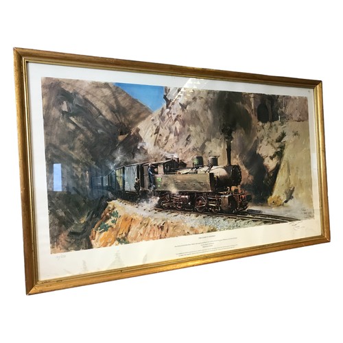 81 - 3 Large Terence Cuneo Railway Prints Signed and numbered- Limited Editions incl. Duchess of Hamilton... 