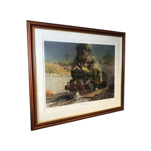 81 - 3 Large Terence Cuneo Railway Prints Signed and numbered- Limited Editions incl. Duchess of Hamilton... 