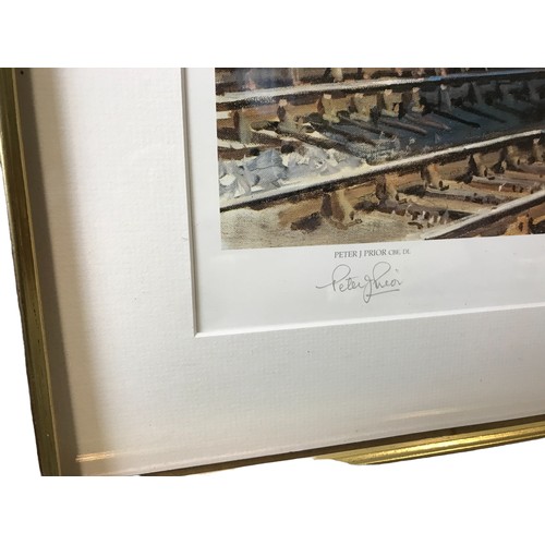 81 - 3 Large Terence Cuneo Railway Prints Signed and numbered- Limited Editions incl. Duchess of Hamilton... 