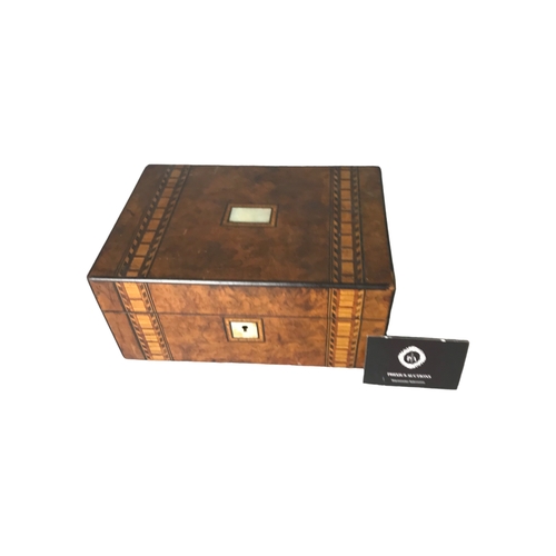 101 - An Inlaid Wooden box