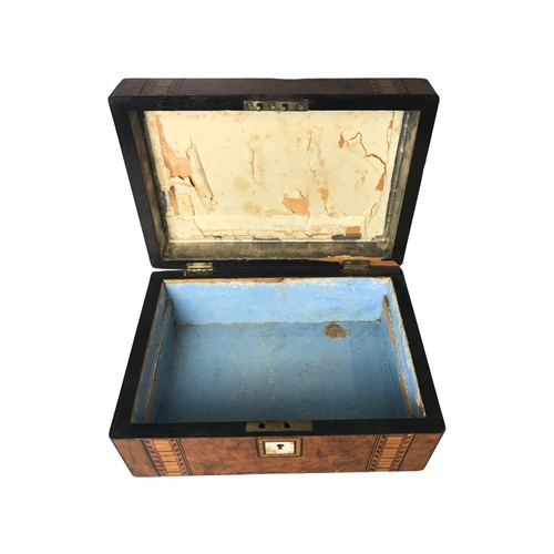 101 - An Inlaid Wooden box