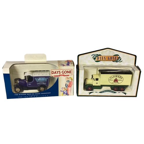 21 - A collection of boxed Diecast model buses. Including Lledo & Corgi.