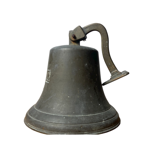 138 - A large brass / Bronze? reproduction Titanic bell.