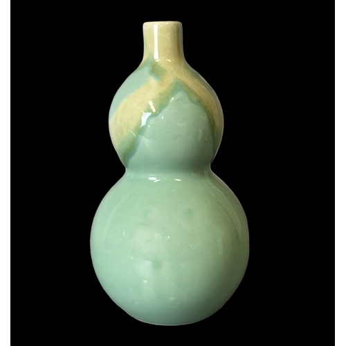 181 - A Large pair of Celadon glaze double glaze vases.