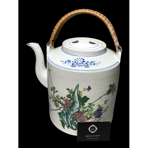 66 - Large Chinese Porcelain Tea Pot